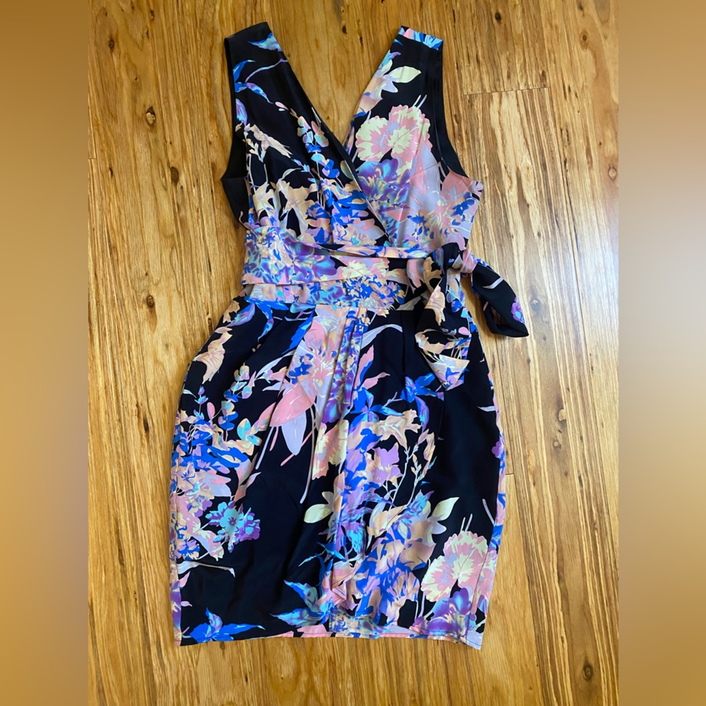 Yumi Kim Black Floral Dress